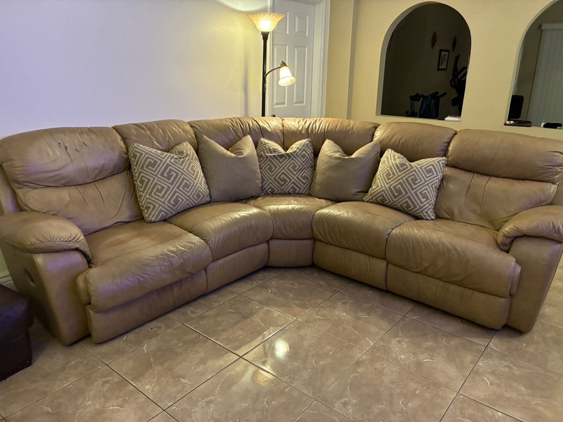 Sectional Leather Couch