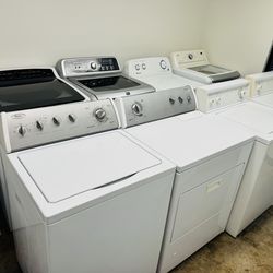 Washers, dryers for sale affordable with warranty