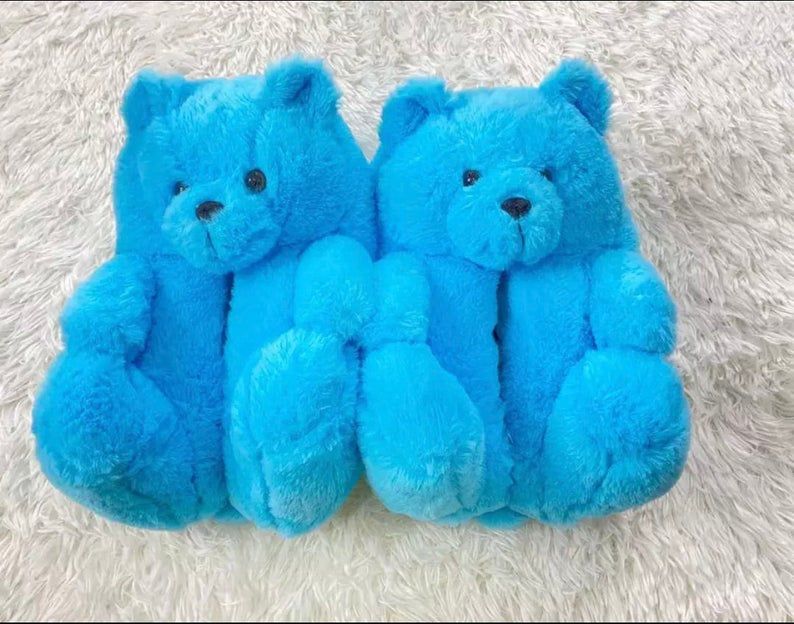 teddy bear house shoes .