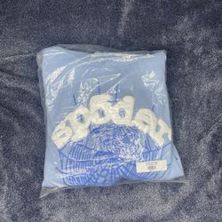 Sky Blue Sp5der Hoodie