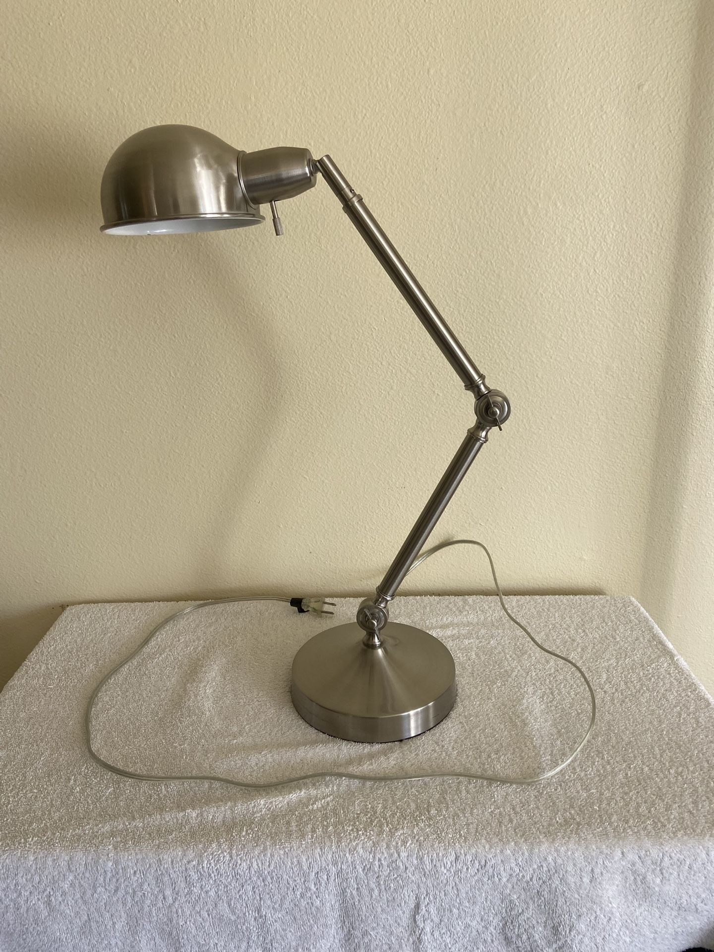 Brushed Stainless Desk Lamp/Table Lamp