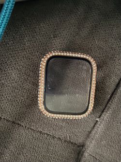 Rose Gold crystal sparkle Apple Watch Case 45mm