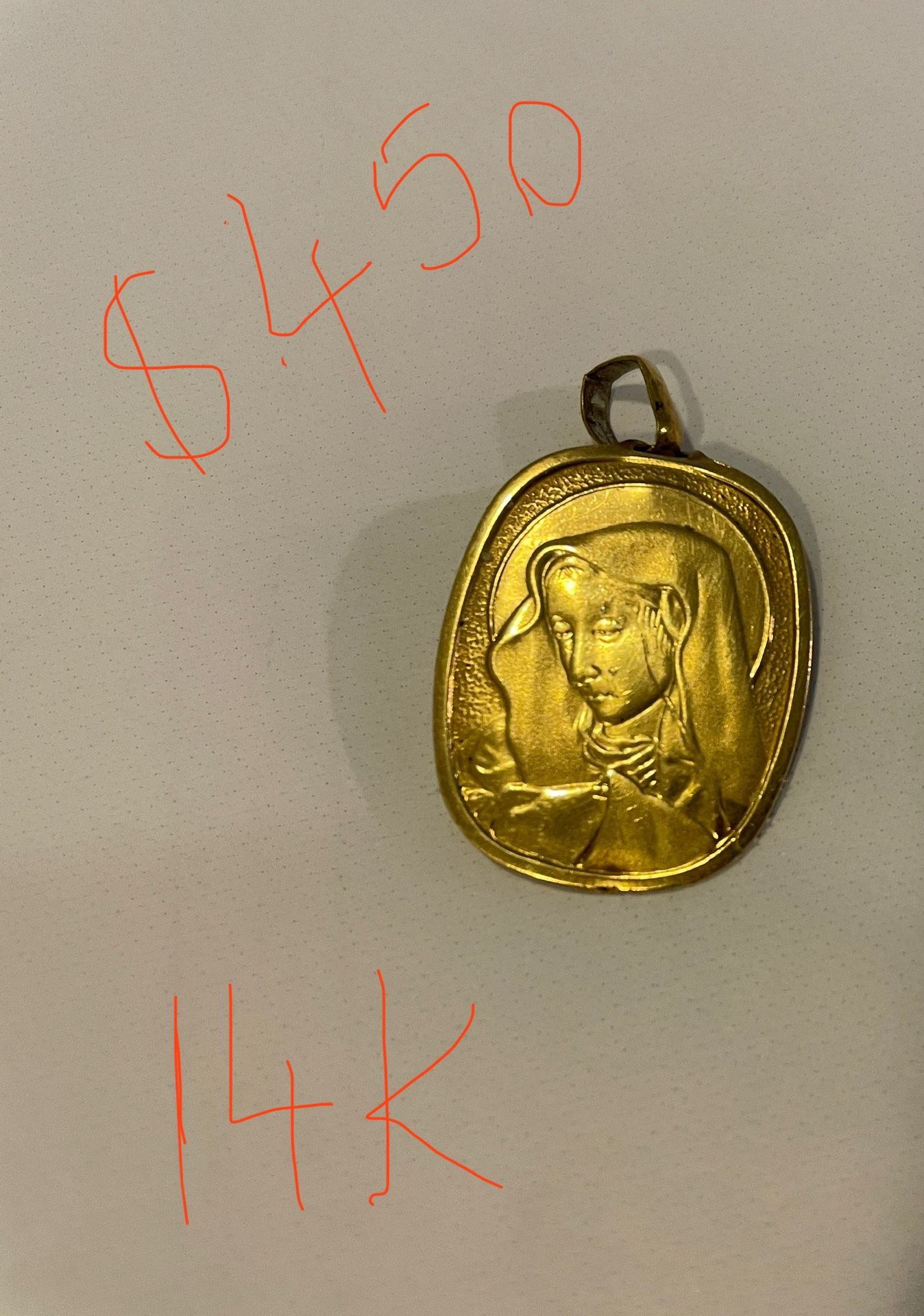 14k Gold  Pendant 