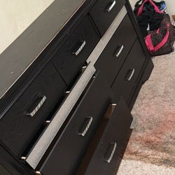 Wide Dresser With Mirror