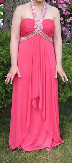Coral Size 12 Prom Dress Paid $399