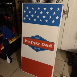Happy Dad Portable Beer Pong Table 
