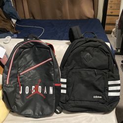  2-Backpack Bundle Deal — Adidas, Jordan & Nike!