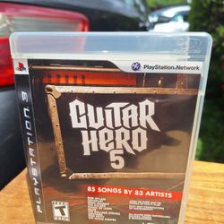 PS3 Guitar Hero 5 Game