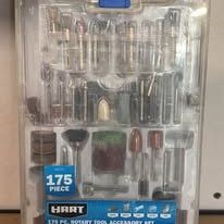HART 175-Piece Rotary Tool Accessory Set