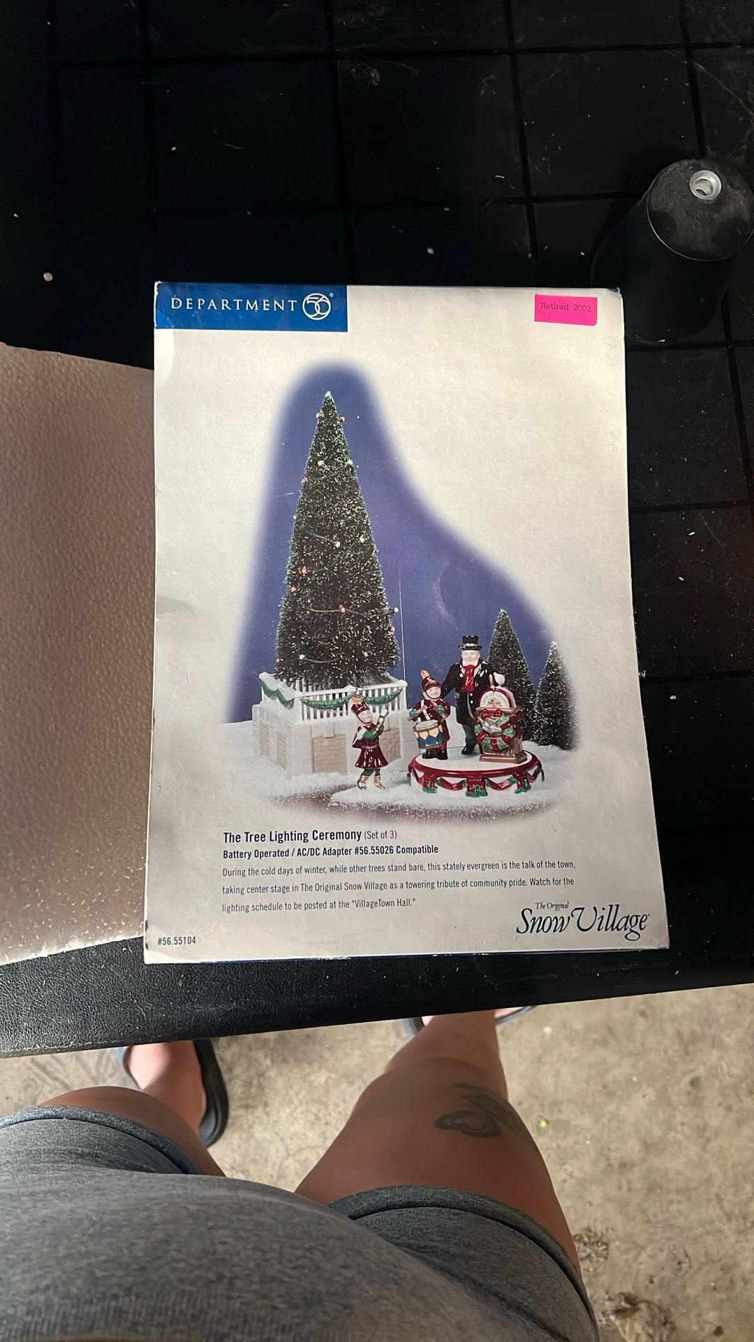 Department 56 Original Snow Village "The Tree Lighting Ceremony"