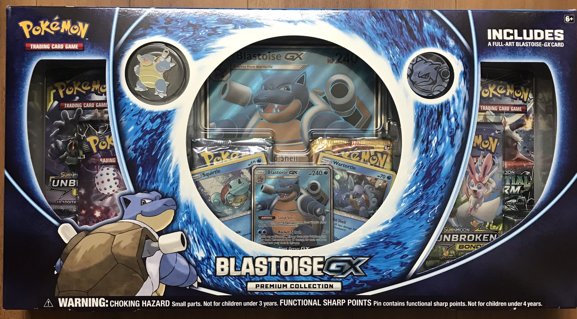 Pokemon Blastoise GX Premium Collection SEALED!