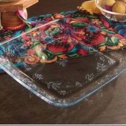 Princess House Vandeja Wildflower Nueva En Caja 📦