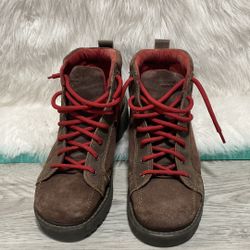 Vintage American Eagle 5100 brown leather chunky lug sole hiking boot size 10