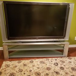 Sony LCD Projection With Glass Stand