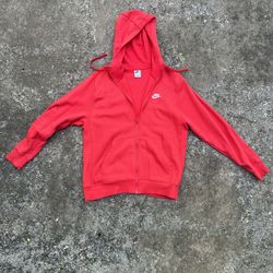 Red Nike Hoodie