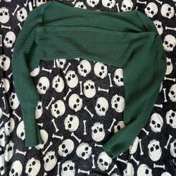Green half sweater