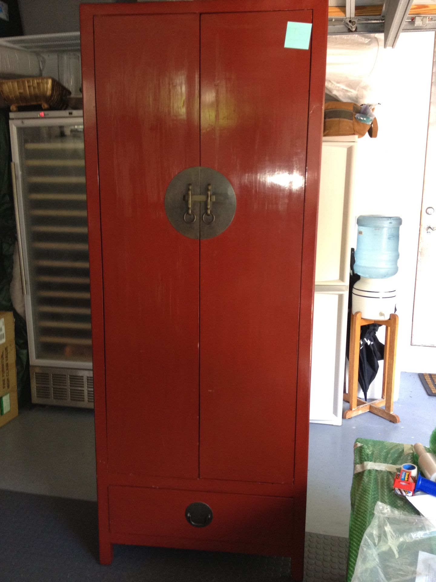 Chinise Red Armoire