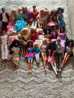 Old ken and Barbie dolls