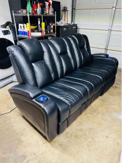Leather Sofa Recliner