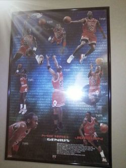 Vintage Micheal Jordan poster