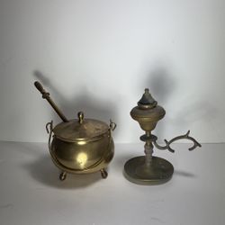 Kettle Brass. Small Small Wick Lantern.