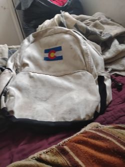Colorado Flag Canvas Backpack