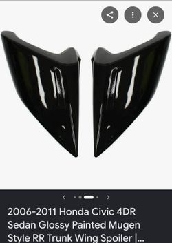 Honda Civic spoiler spare parts