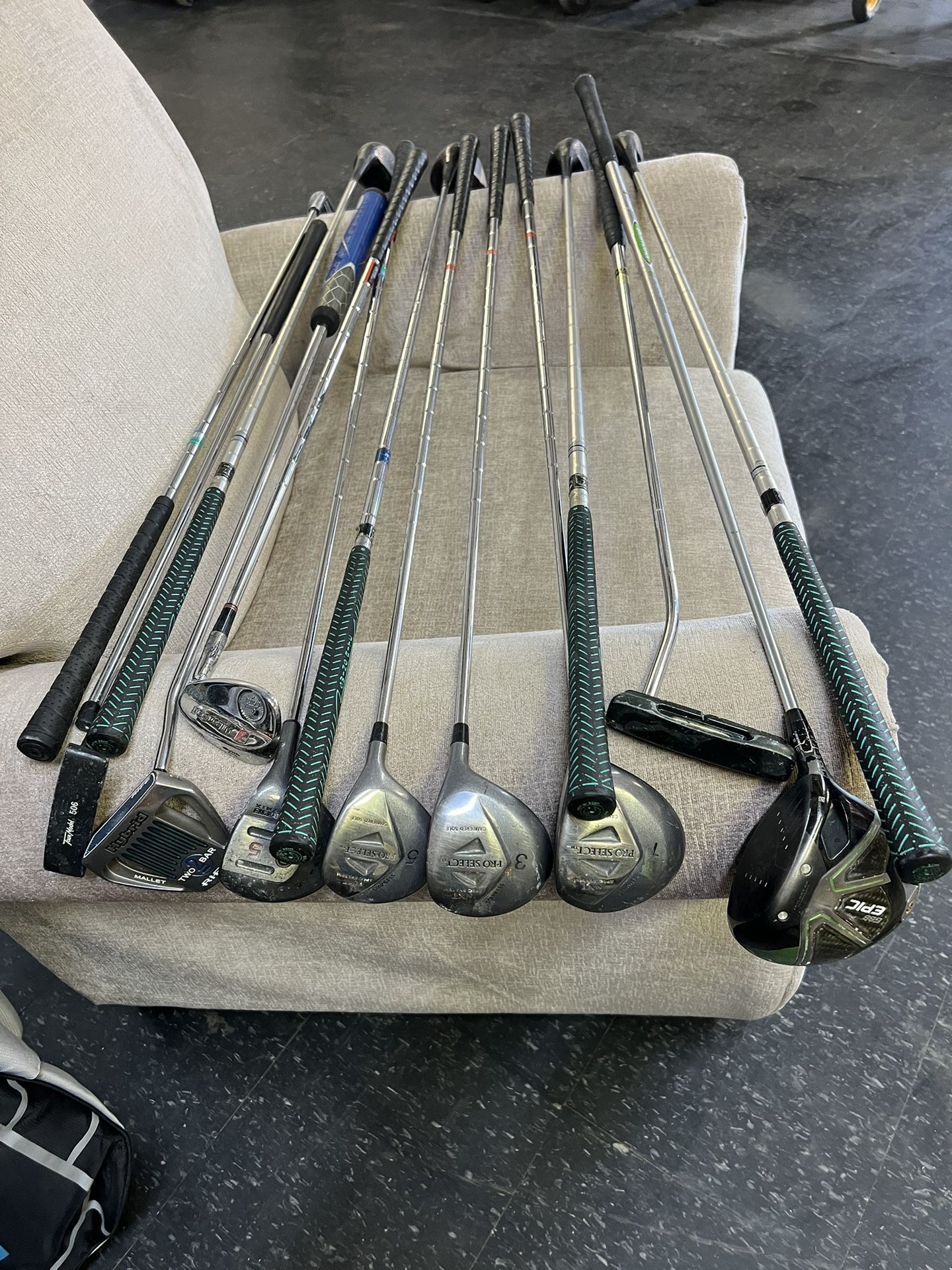 Golf Clubs And Bag