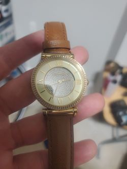 Micheal Kors Brown And Gold Tone Women's Watch