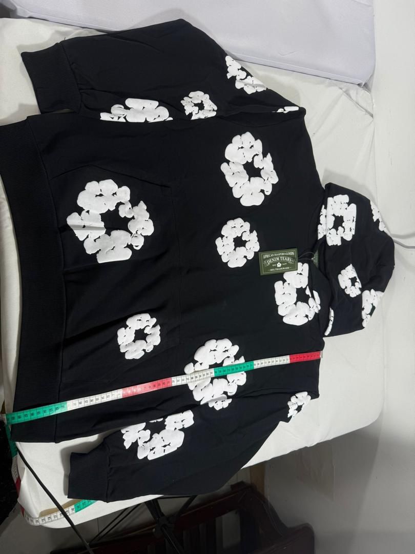Denim Tears Hoodie Black And White