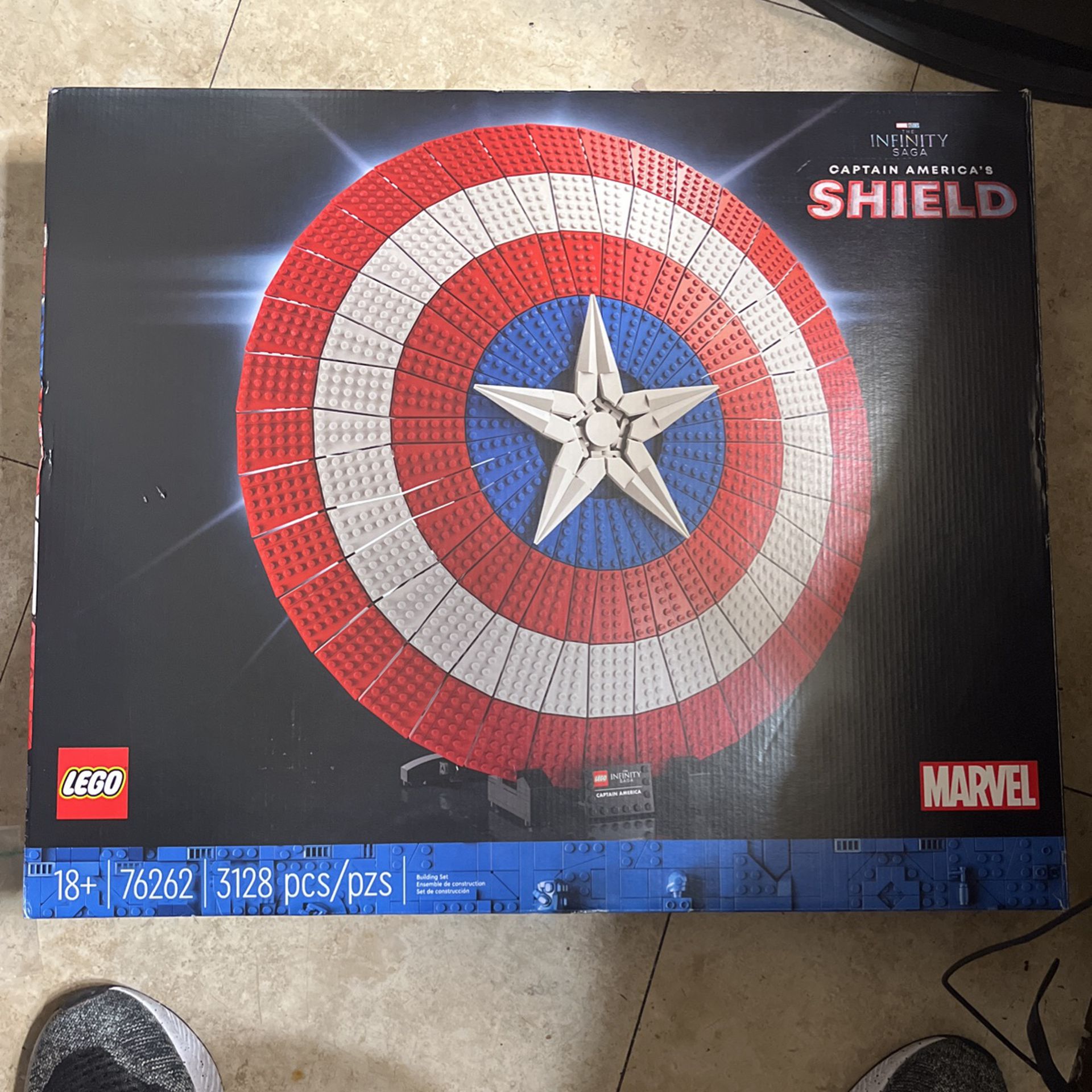 Captain America Shield N Pac-Man Lego $280obo