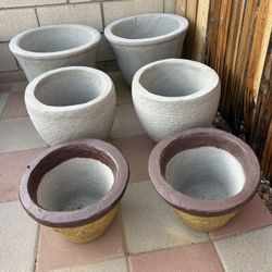New Flower Pots Made Out Of Cement Perfect Gift 🎁 