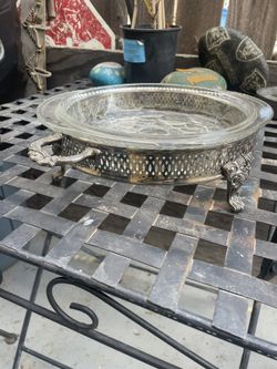 Vintage Glass Center Piece