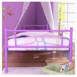 Purple Twin Bed