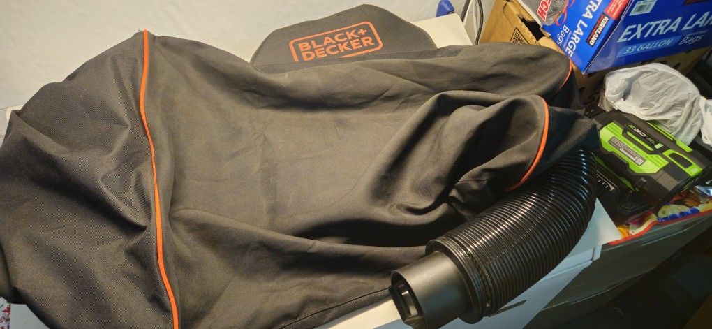 Black & Decker Leaf Blower, Vacuum, Mulcher with Backpack Bag