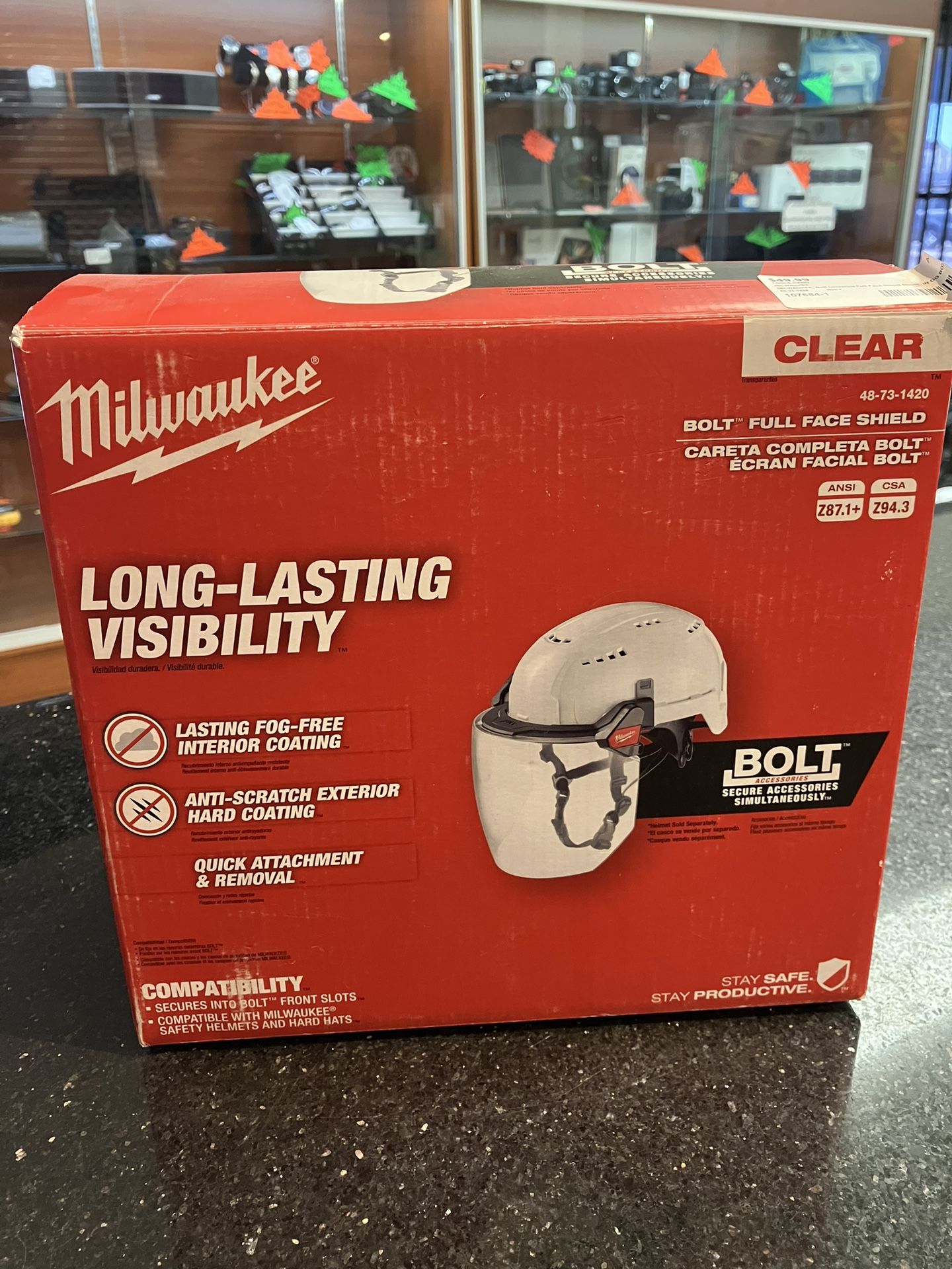 Milwaukee Face Shield #107684-1 MGC