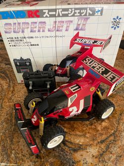 Super Jet II - RC Car - Japanese 1987 Vintage - Like New - Remote Control Car - everything works great.