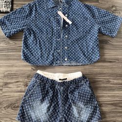 Misguided Denim Set
