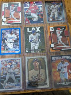 🔥Shohei Ohtani🔥 Phenomenal Lot Of 💥(9)💥 Cards