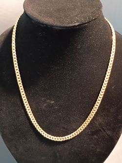 22" ITALIAN Yellow Gold 10k 6mm Miami Cuban Link necklace