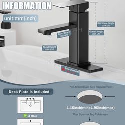 Bath faucet vanity