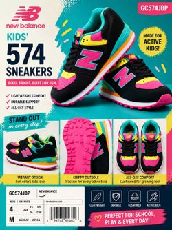 New in Box New Balance Kids 574 Sneakers