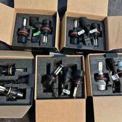 Super Bright White Led Bulbs 9006/9007/9004/9005/H11/H8/H9/H13 Focos Luces Chevy Gmc Ford Toyota Dodge Pontiac Chevrolet Honda Ram Jeep 