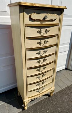 French Provincial 5 Drawer Lingerie Chest