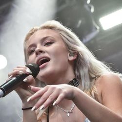 Zara Larsson with Amelia Moore