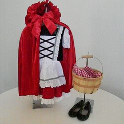 Child's deluxe little red riding hood costume