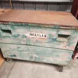 Greenlee Rolling Storage Toolbox Cabinet 