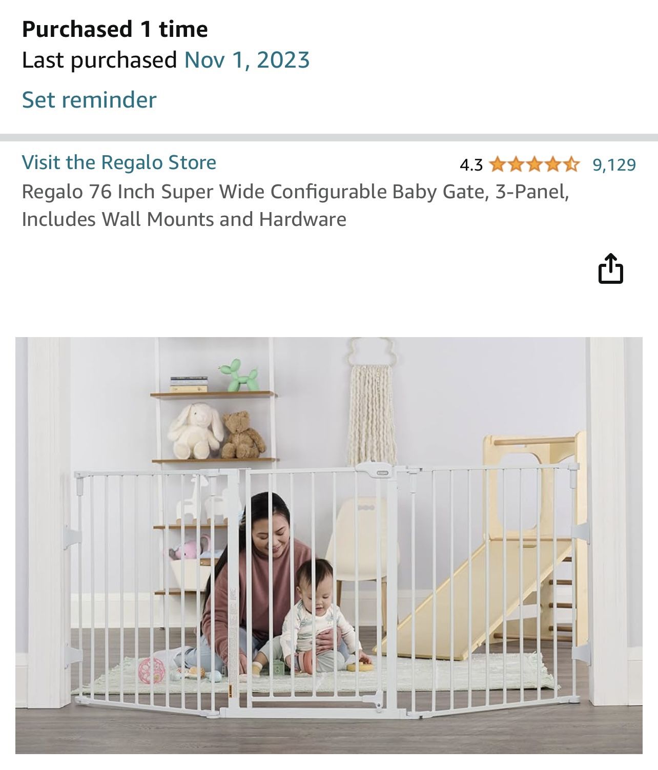 Like New Baby Or Dog Gate