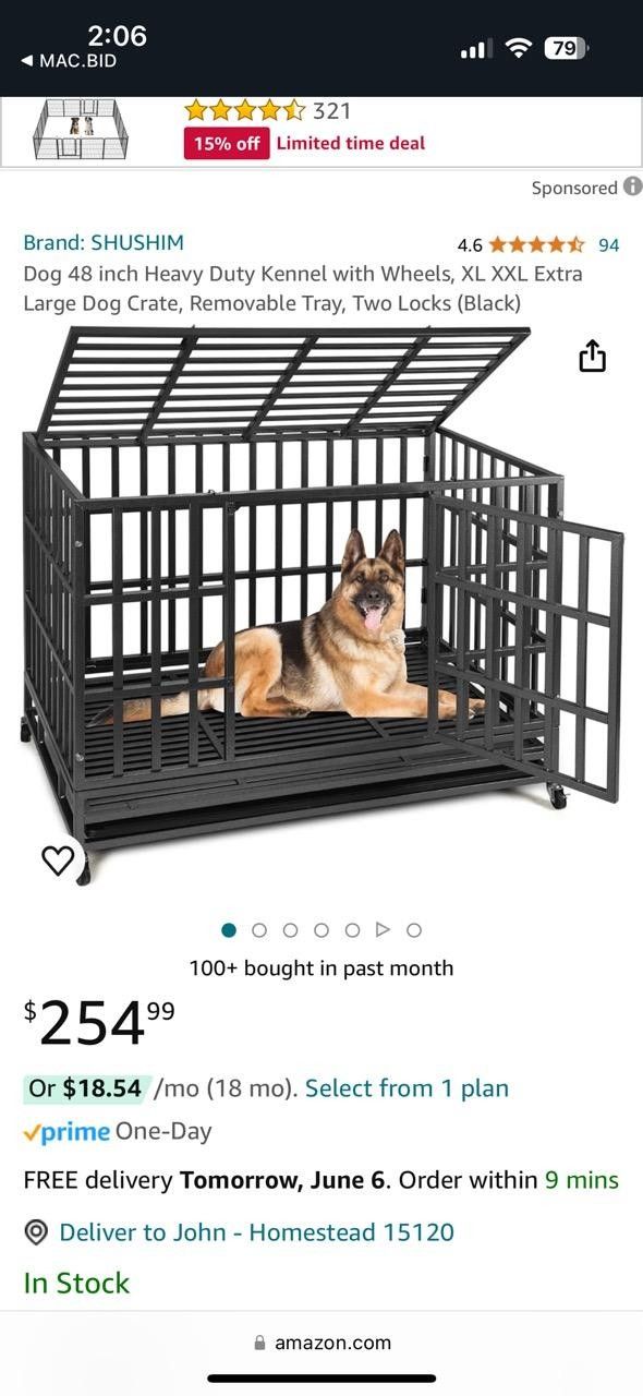 Large Dog Crate