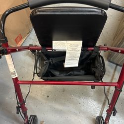 Walker With Storage Compartment